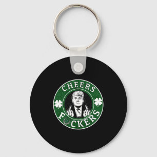 Trump St Patrick’s Day Cheers Ers Shamrock Patrick Key Ring