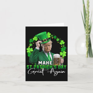 Trump St Patricks Day 2025 Make St Patricks Day Card
