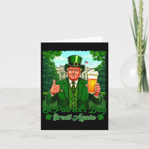 Trump St.patrick's Day - Make St. Patrick’s Day Gr Card