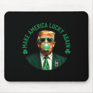 Trump St Patrick's Day Shamrock For Men Women Mouse Pad