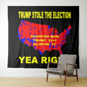 TRUMP STOLE THE ELECTION TAPESTRY