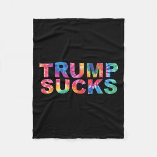 Trump Stop Pretending Your Racism Is Patriotism 1  Fleece Blanket