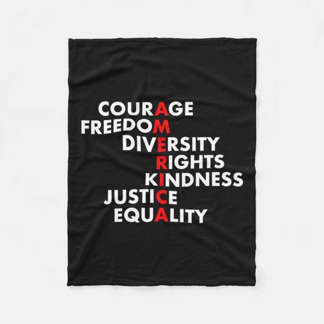 Trump Stop Pretending Your Racism Is Patriotism  Fleece Blanket (Front)