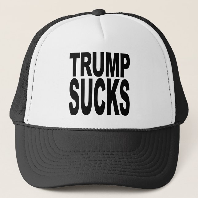 Trump Sucks Trucker Hat (Front)