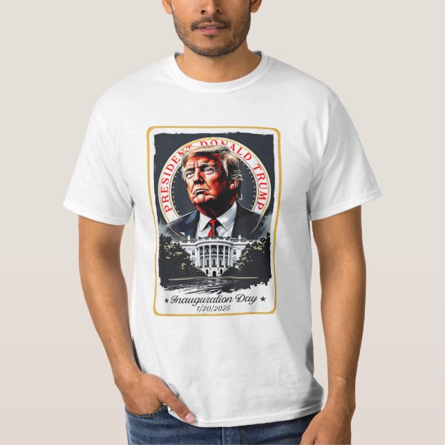 Trump Supporter Inauguration Day 2025 T-Shirt (Front)