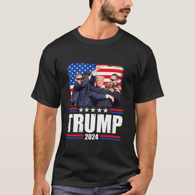 Trump Survives T Shirt (Front)