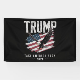 Trump Take America Back 2024 Election Vintage Banner