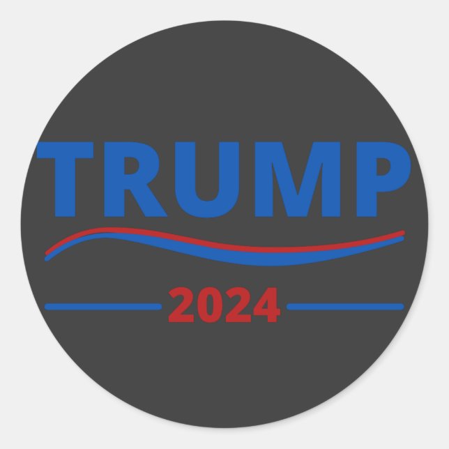 trump take America back Classic Round Sticker (Front)