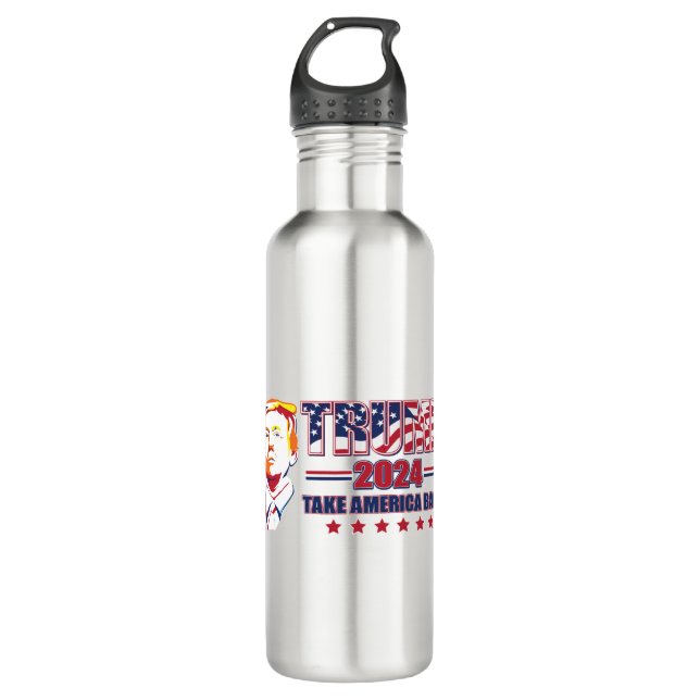 Trump-Take-America-Back-Profile 710 Ml Water Bottle (Front)