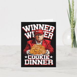 Trump Take America Byck Funny Winner Winner Cookie Card