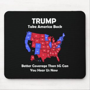 Trump Take America Byck Usa Map - Better Coverage Mouse Pad