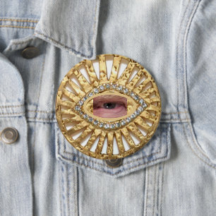 TRUMP TALISMAN 10 CM ROUND BADGE
