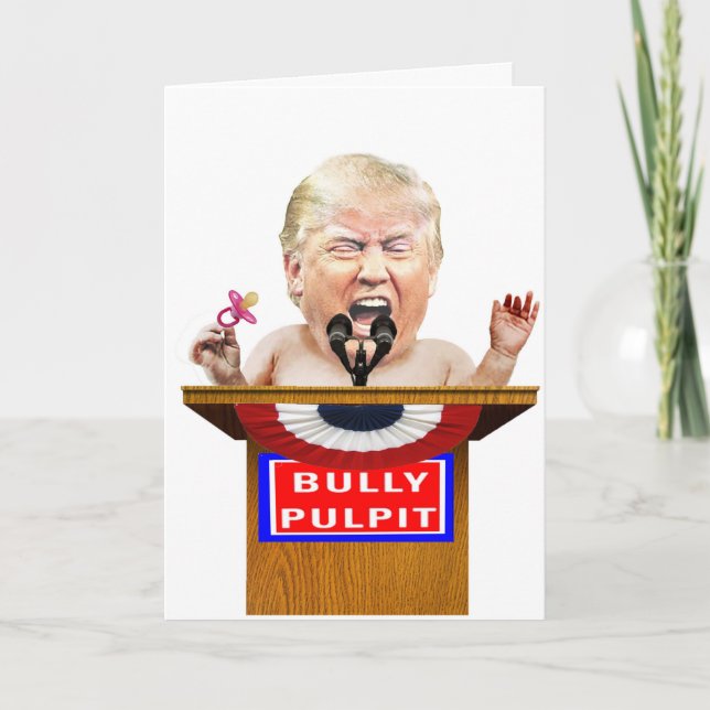 Trump Tantrum Birthday Card (Front)