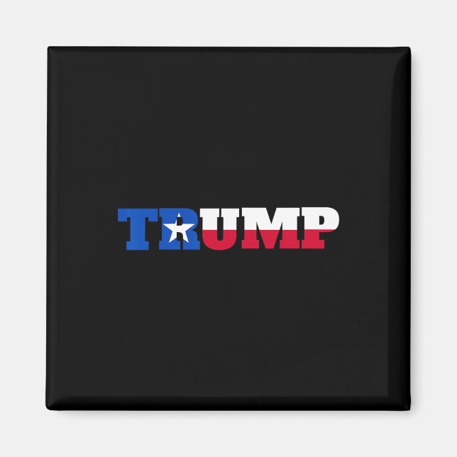Trump Texans For Trump  Magnet (Front)