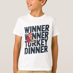 Trump Thanksgiving 2024 Winner Winner Turkey Dinne T-Shirt