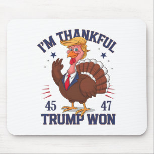 Trump Thanksgiving I'm Thankful Trump Won 5 Mouse Pad