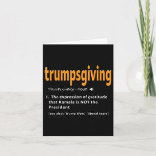 Trump Thanksgiving Shirt Funny Turkey Day Trump Wo Card