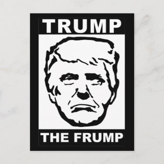 trump the frump postcard
