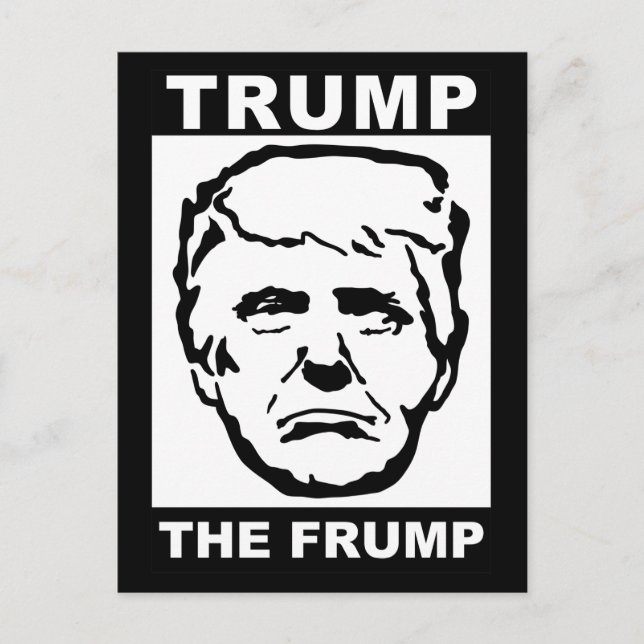 trump the frump postcard (Front)