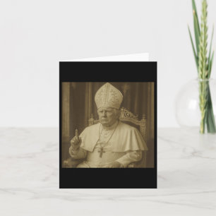Trump The Pope Card