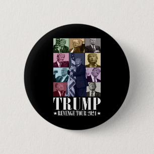 Trump The Revenge Tour 2024 Funny 6 Cm Round Badge