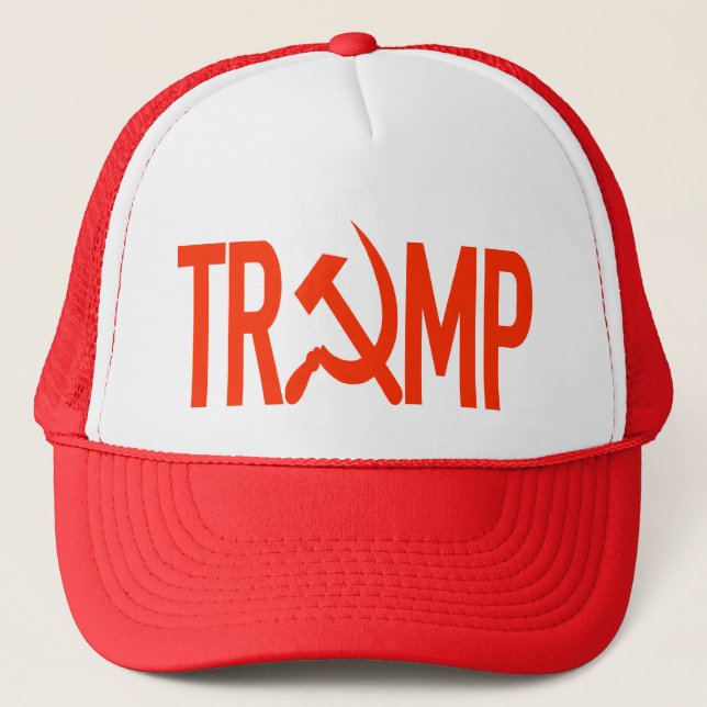 TRUMP the TRAITOR Trucker Hat (Front)