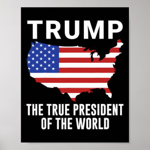Trump The True President Of The World 1 Poster