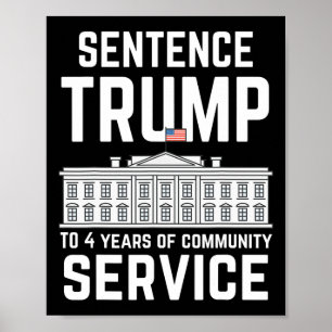 Trump To 4 Years Of Community Service 5  Poster