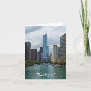 Trump Tower Chicago River Thank You Card