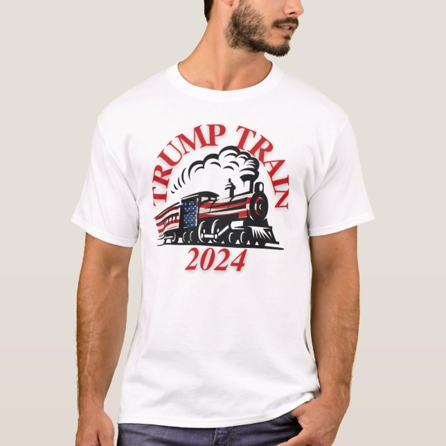 Trump Train 2024 T-Shirt (Front)