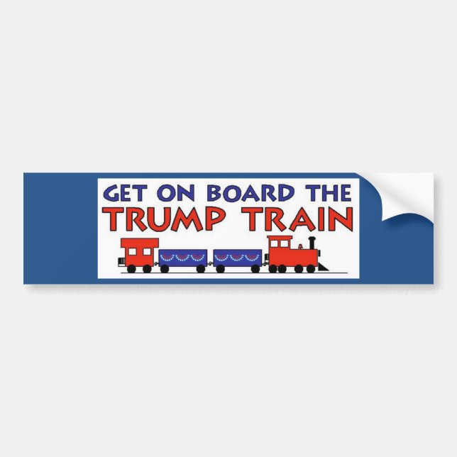 TRUMP TRAIN BUMPER STICKER (Front)