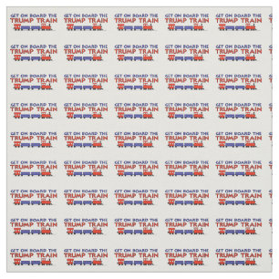 Trump Train Fabric