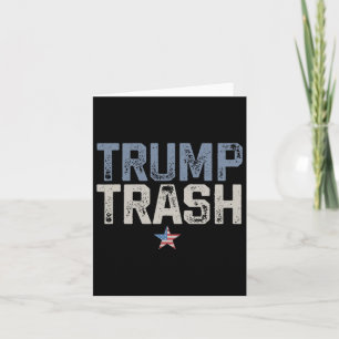 Trump Trash 2024 Garge For Trump Proud Mega Garge  Card