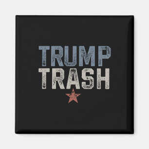 Trump Trash 2024 Grunge Vintage Garbyge For Trump Magnet