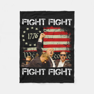 Trump Trending Political Pennsylvania Trump 2024 Fleece Blanket