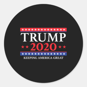 Trump - Trump For President Election T Shirt Classic Round Sticker