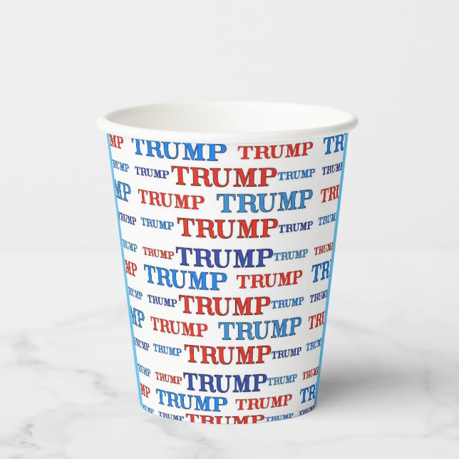 Trump Trump Paper Cups (Front)
