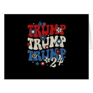 Trump Trump Trump 2024 Retro