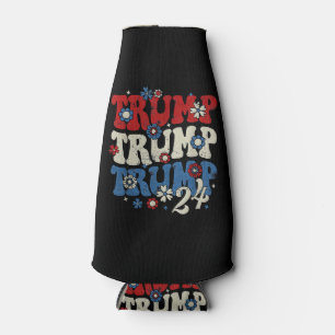 Trump Trump Trump 2024 Retro Bottle Cooler