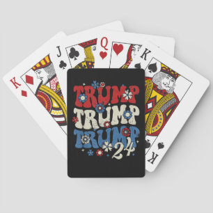 Trump Trump Trump 2024 Retro  Playing Cards