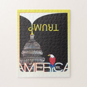 TRUMP Trumpet & Capitol Jigsaw Puzzle