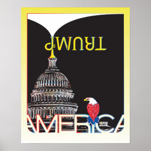 TRUMP Trumpet & Capitol Poster