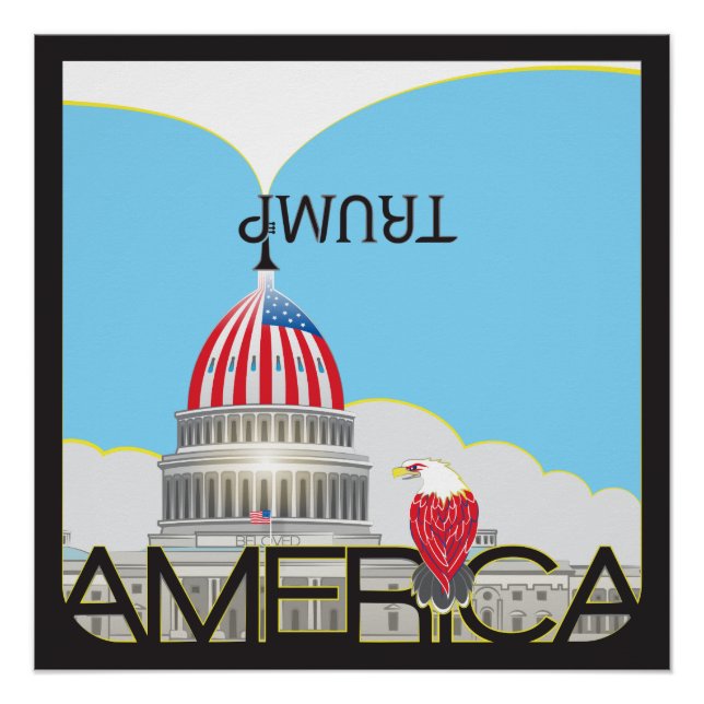 TRUMP Trumpet & Capitol Poster (Front)