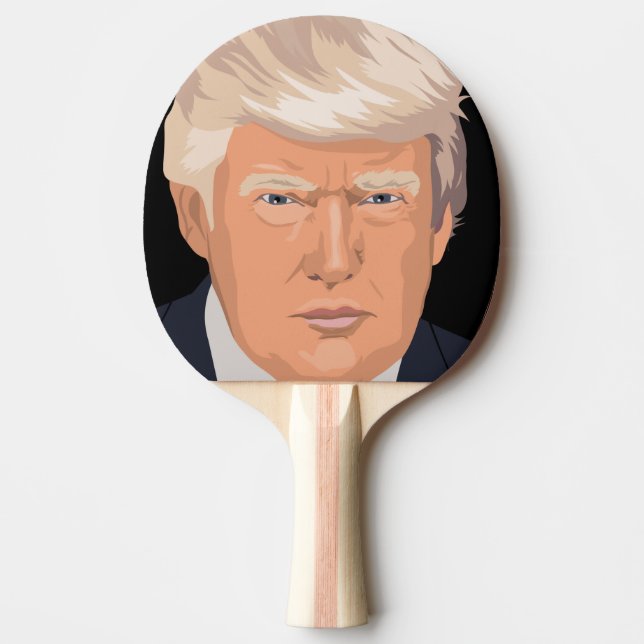 Trump Two Ping Pong Paddle (Front)