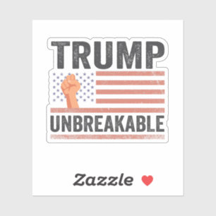 Trump Unbreakable President Trump US Flag 