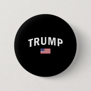 Trump Us President Sports Tee American 2024 Mega U 6 Cm Round Badge