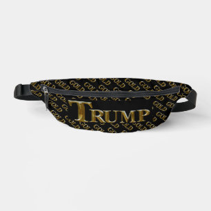 TRUMP USA GOLD BUM BAGS