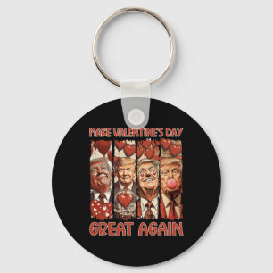 Trump Valentine's Day Shirt Make Valentines Day Gr Key Ring