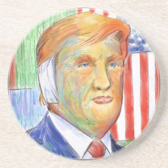 Trump Van Gogh Coaster (Front)