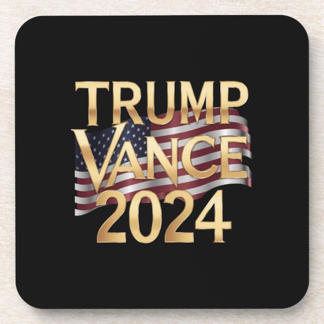 Trump Vance 2024: A Bold Vision for America Coaster (Front)